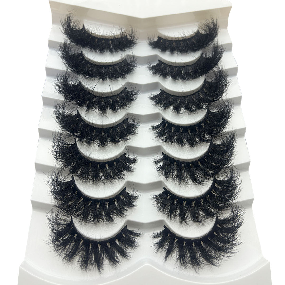 7pairs Russian eyelashes fluffy and thick strip eyelashes